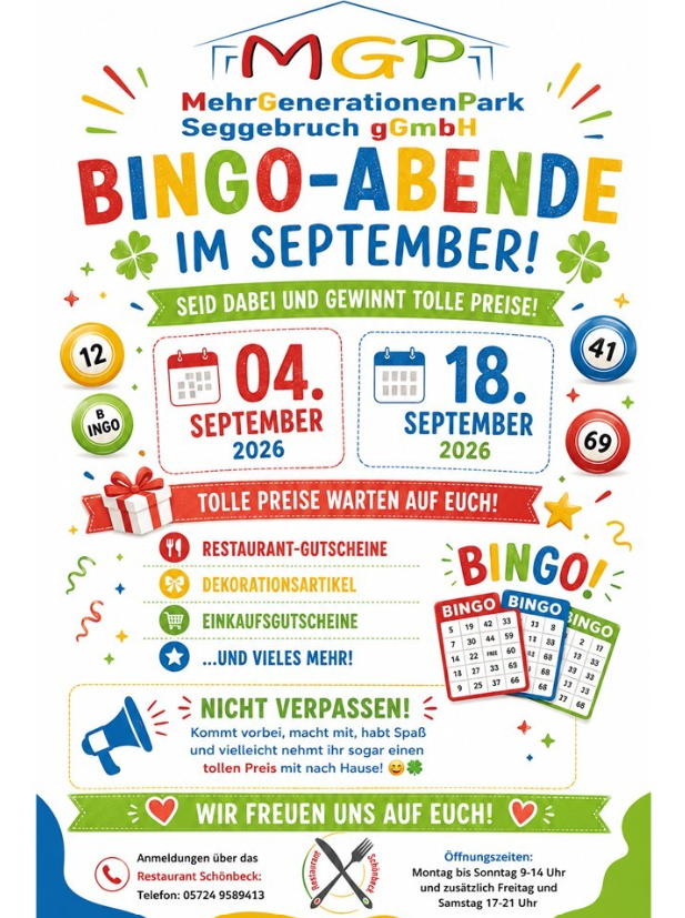 Bingo September 2026